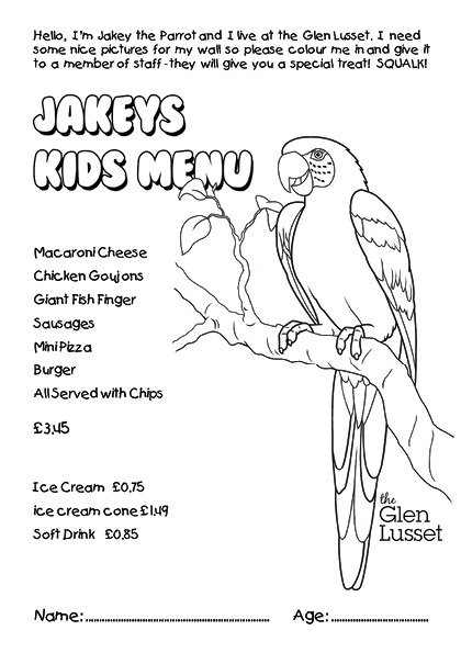 Kids Menu